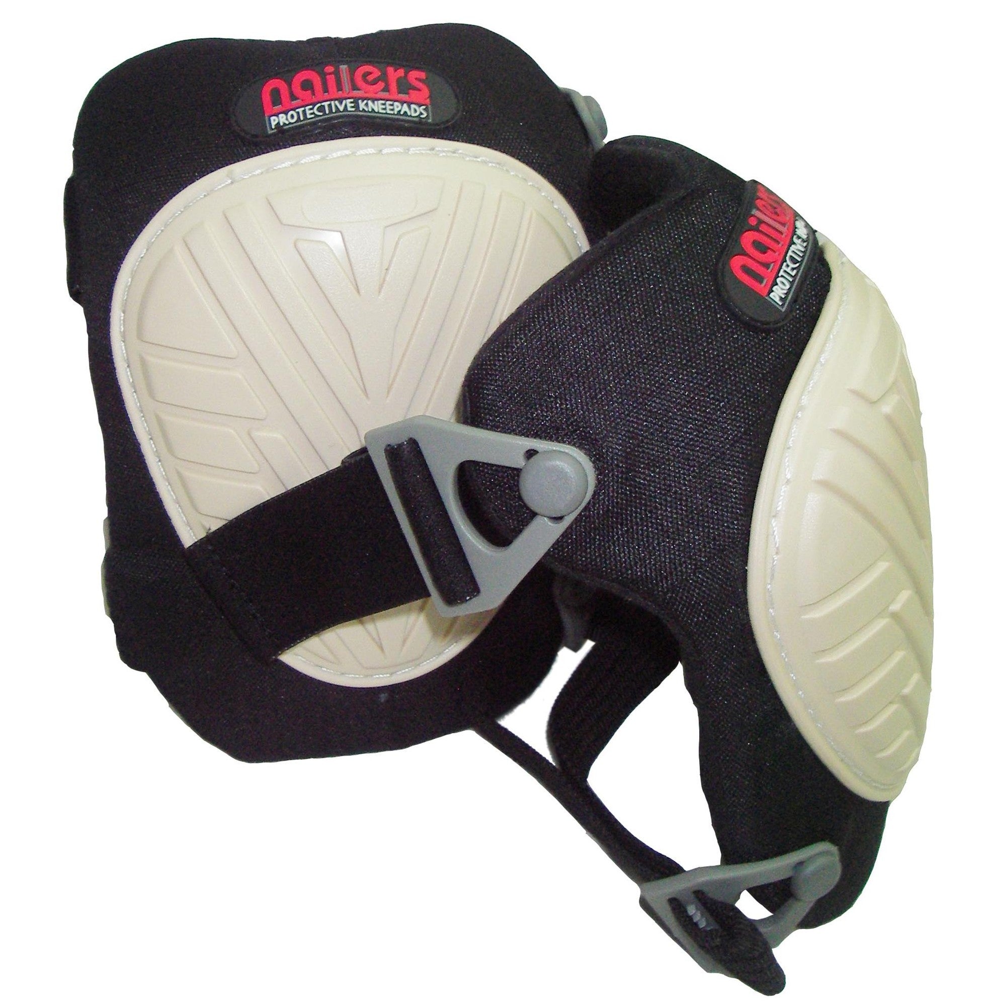 Nailers K2 non-marking knee pads with foam padding and quick-release buckle straps