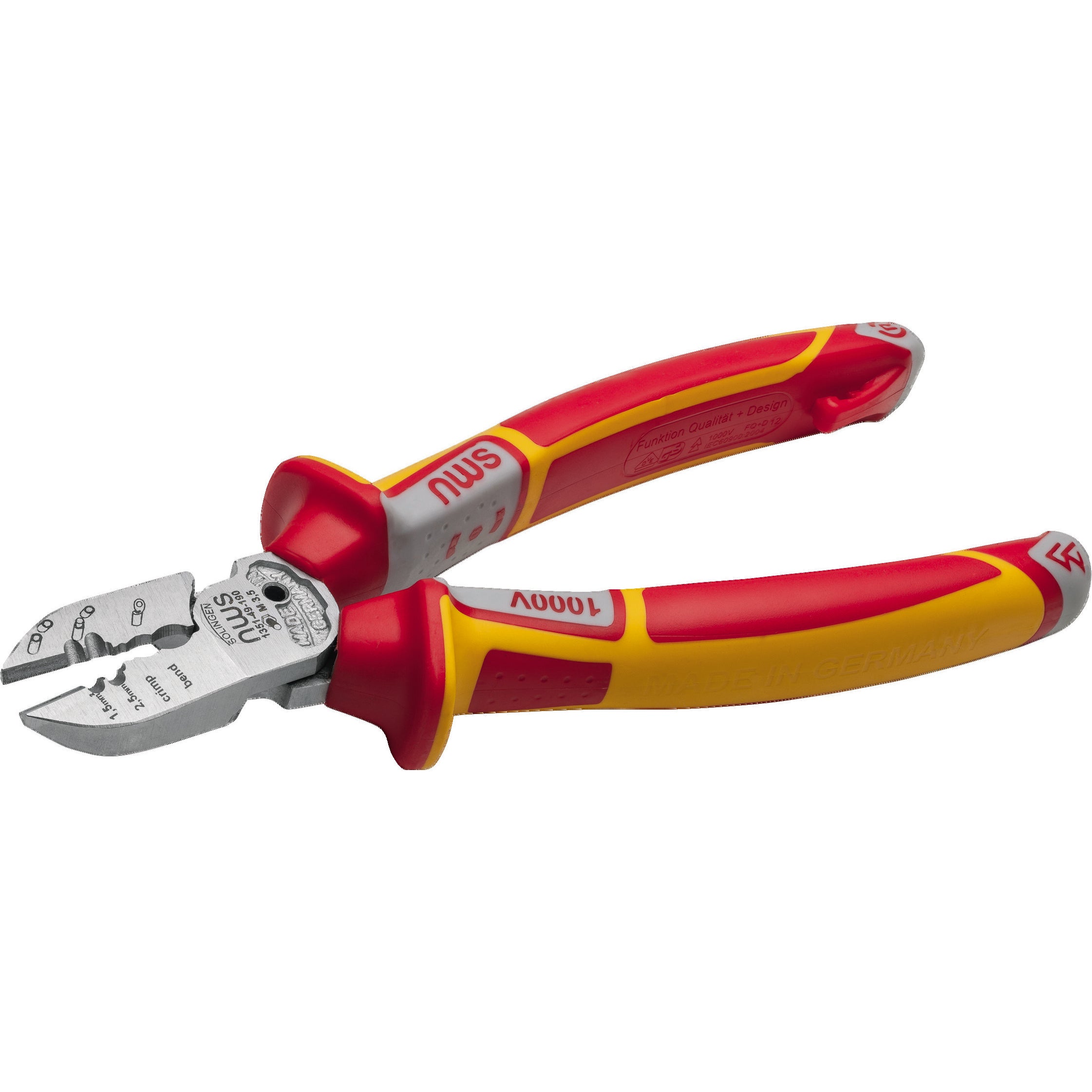 NWS N1351-49-VDE-190-SB 6-in-1 VDE Multi-Function Side Cutter 190mm