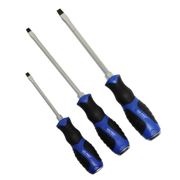 US PRO Industrial 4544 10 Piece Premium Screwdriver Set Phillips & Slotted