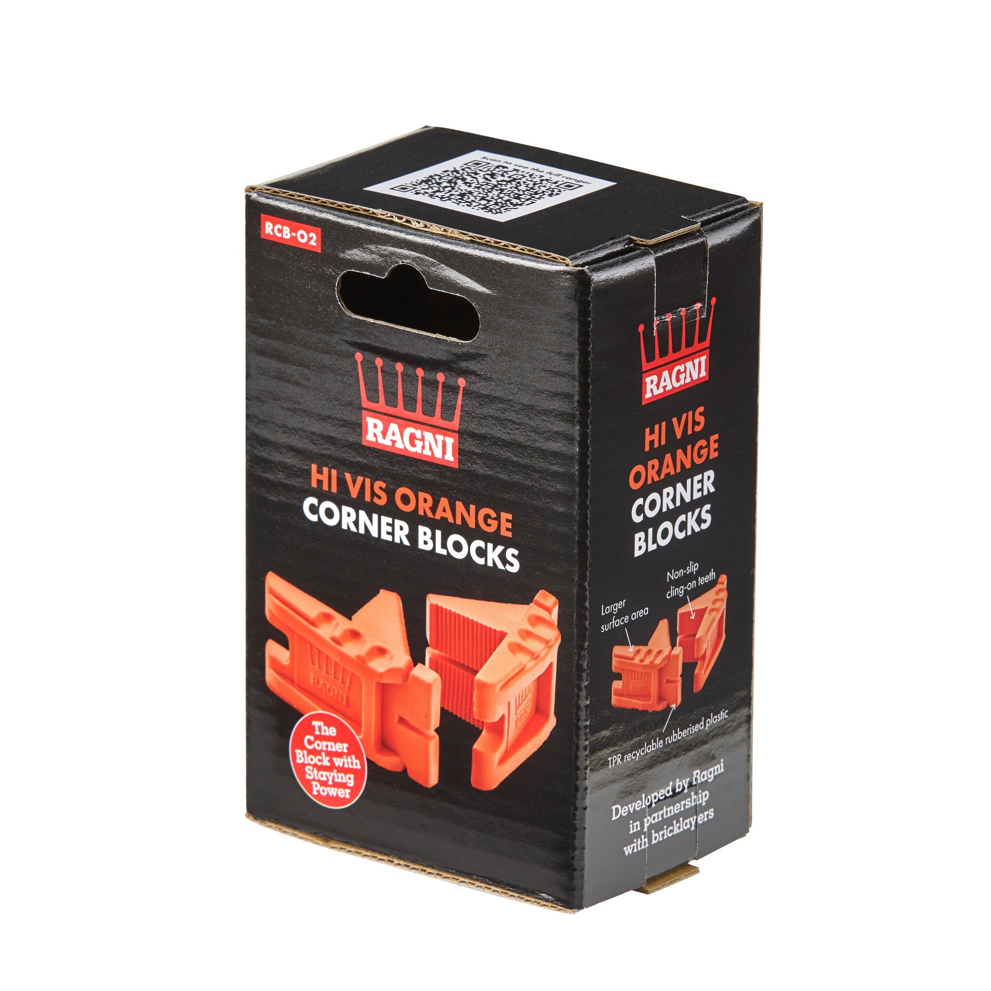 Ragni RCB-O2 Orange Corner Blocks 2 Pack