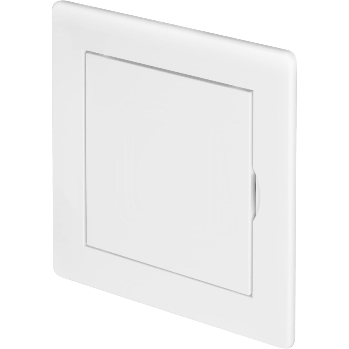 Awenta white ABS plastic access panel, 100 x 100mm.