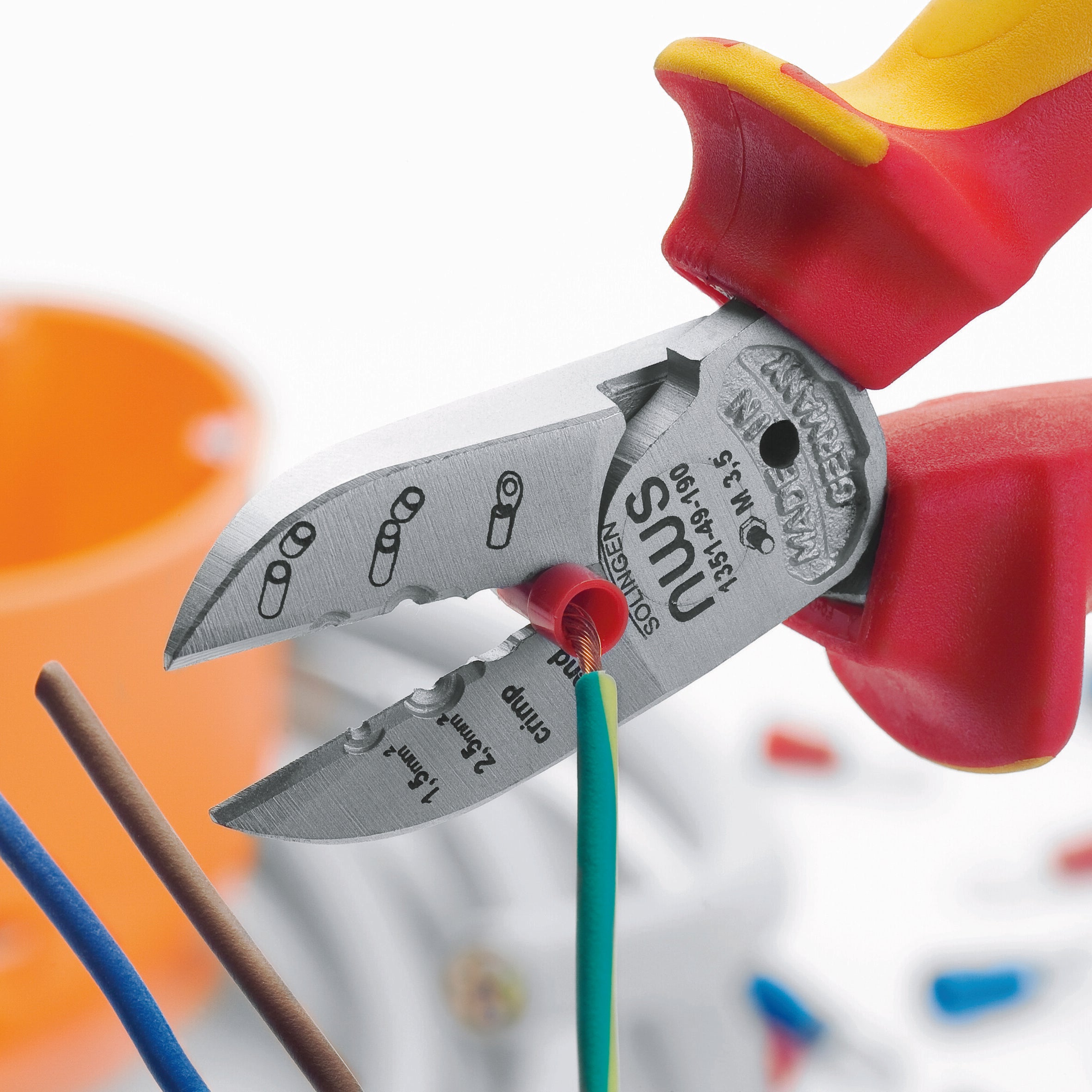 NWS N1351-49-VDE-190-SB 6-in-1 VDE Multi-Function Side Cutter 190mm