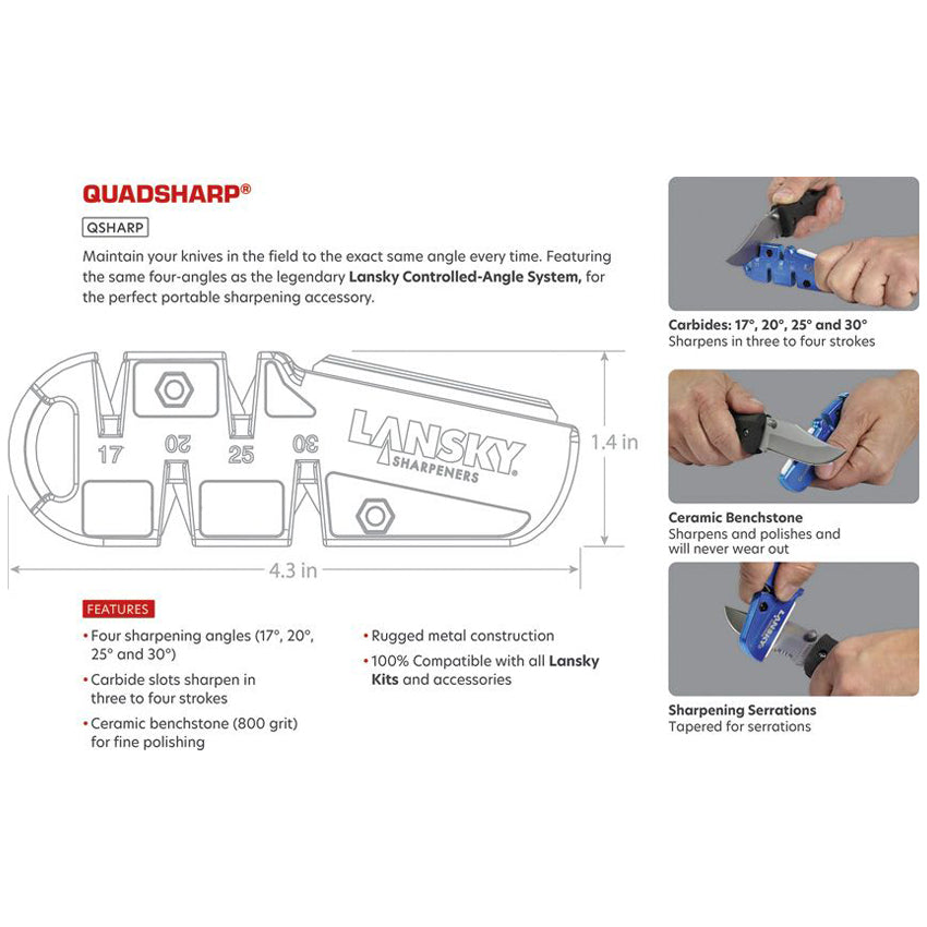 Lansky QuadSharp Knife Sharpener
