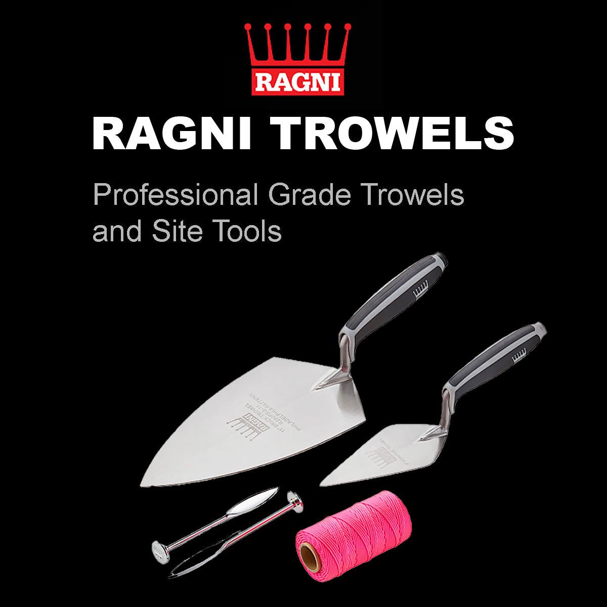 Shop Ragni trowels and site tools.